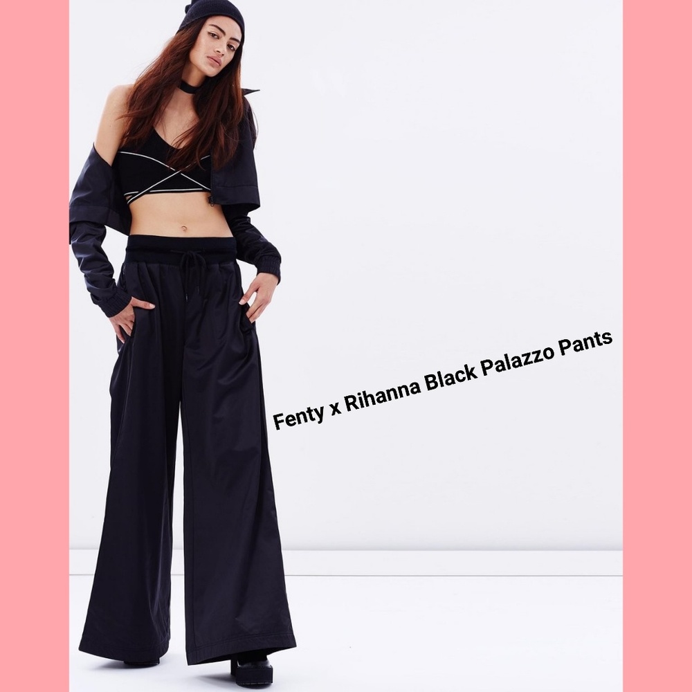 Sz S Fenty x Rihanna Puma Black Palazzo Pants